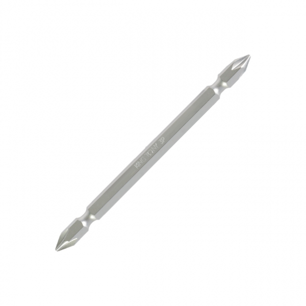 Вставка (бита) торцевая 1/4", Phillips, PH3, L = 110 мм, двухсторонняя, для шуруповерта KING TONY 131103P