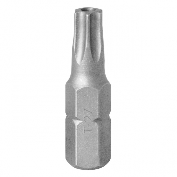 Вставка (бита) торцевая 1/4", Torx, T27, L = 25, с отверстием KING TONY 102527U