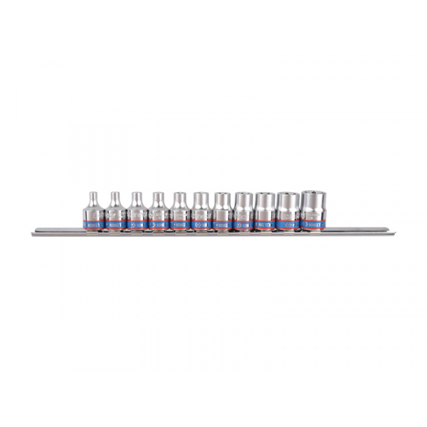 Набор торцевых головок 3/8", TORX Е-стандарт, E4-E18, 11 предметов KING TONY 3121PR