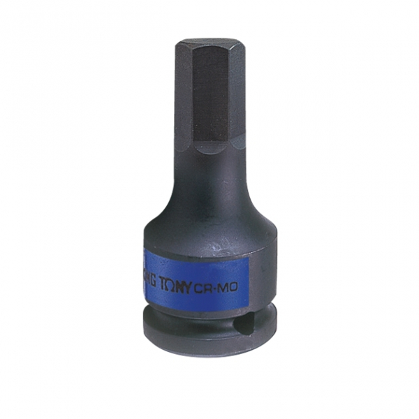 Насадка (бита) ударная торцевая 3/4", HEX, 27 мм, L = 87 мм KING TONY 601527M