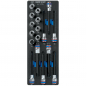 Набор насадок Hex, Torx и Spline, ложемент, 17 предметов KING TONY 9-4147PRV