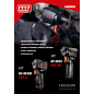 Гайковерт пневматический ударный 1/2", 900 Нм, укороченный MIGHTY SEVEN NC-4650