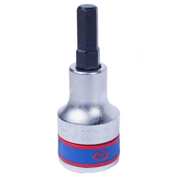 Насадка (бита) торцевая 1/2", Hex, 7 мм, L = 60 мм KING TONY 402507