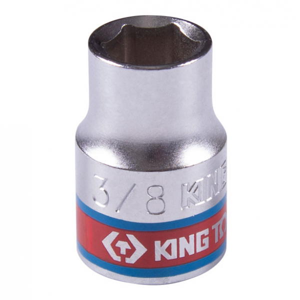 Головка торцевая стандартная шестигранная 3/8", 3/8", дюймовая KING TONY 333512S