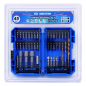 Набор вставок (бит) 1/4", PH, PZ, Hex, Torx, Slotted, Square, сверла, 45 предметов KING TONY 1045MR