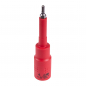 Насадка (бита) торцевая диэлектрическая 1/2", HEX, 4 мм, L = 120 мм KING TONY 4035VE04